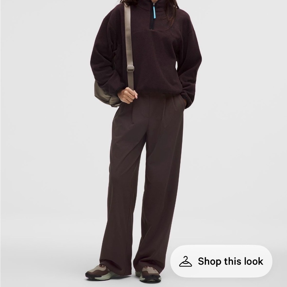 lululemon athletica Daydrift High-Rise Wide-Leg Trouser (Sequoia/Brown)